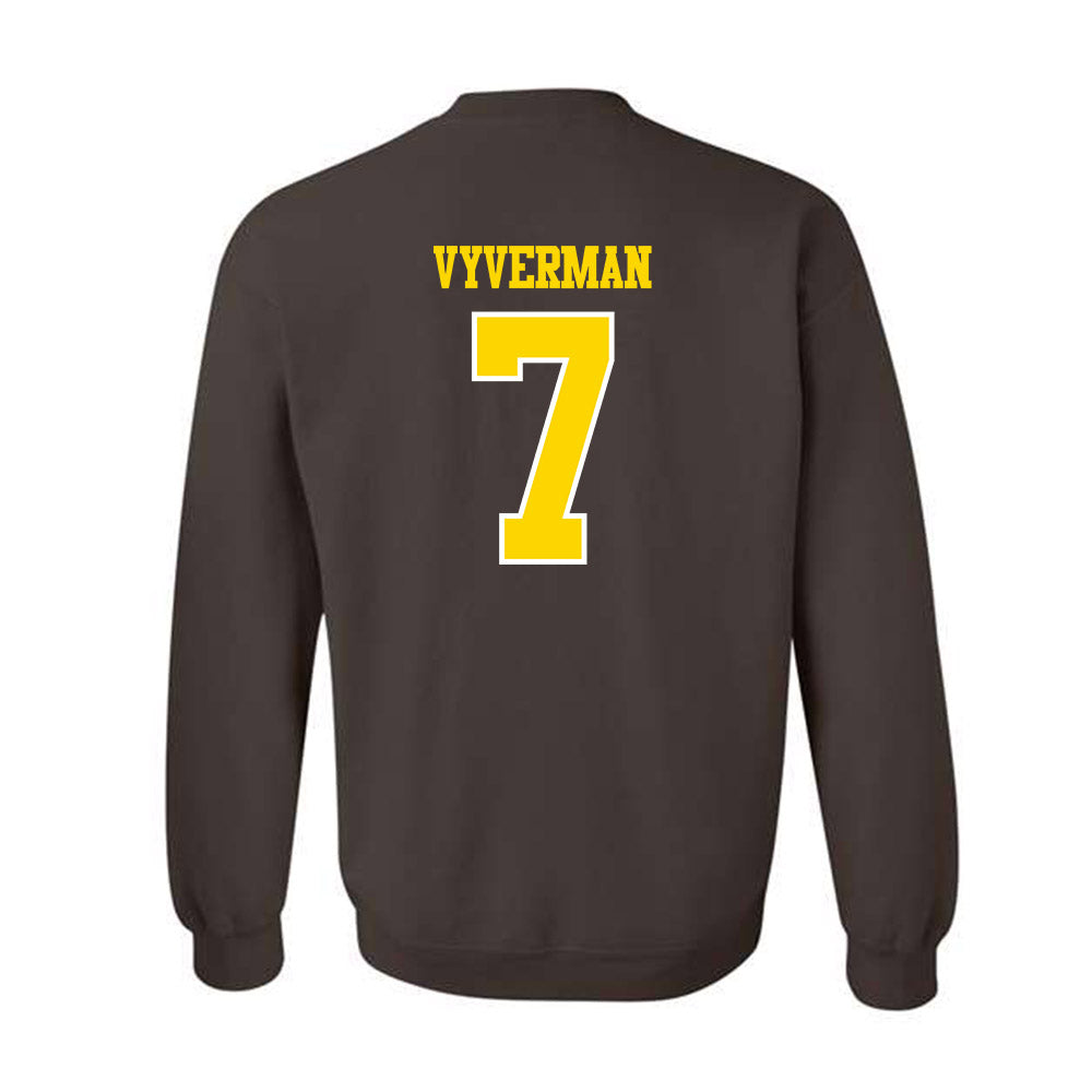 Western Michigan - NCAA Women's Basketball : Casey Vyverman - Classic Shersey Crewneck Sweatshirt-1