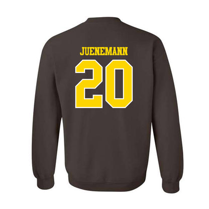 Western Michigan - NCAA Men's Basketball : Janis Juenemann - Classic Shersey Crewneck Sweatshirt-1