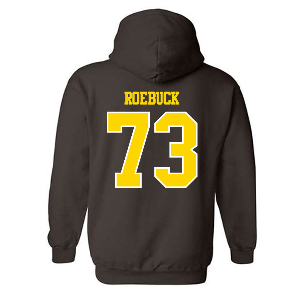 Western Michigan - NCAA Football : Ben Roebuck - Classic Shersey Hooded Sweatshirt-1
