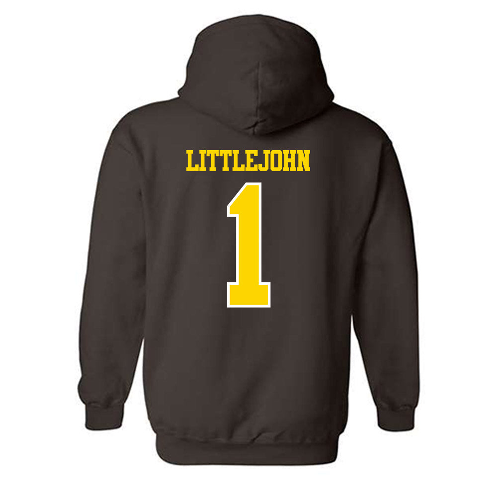Western Michigan - NCAA Football : Emazon Littlejohn - Classic Shersey Hooded Sweatshirt-1