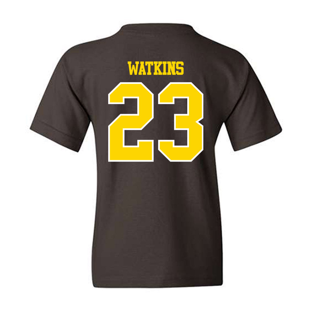 Western Michigan - NCAA Men's Basketball : DeAaron Watkins - Classic Shersey Youth T-Shirt-1