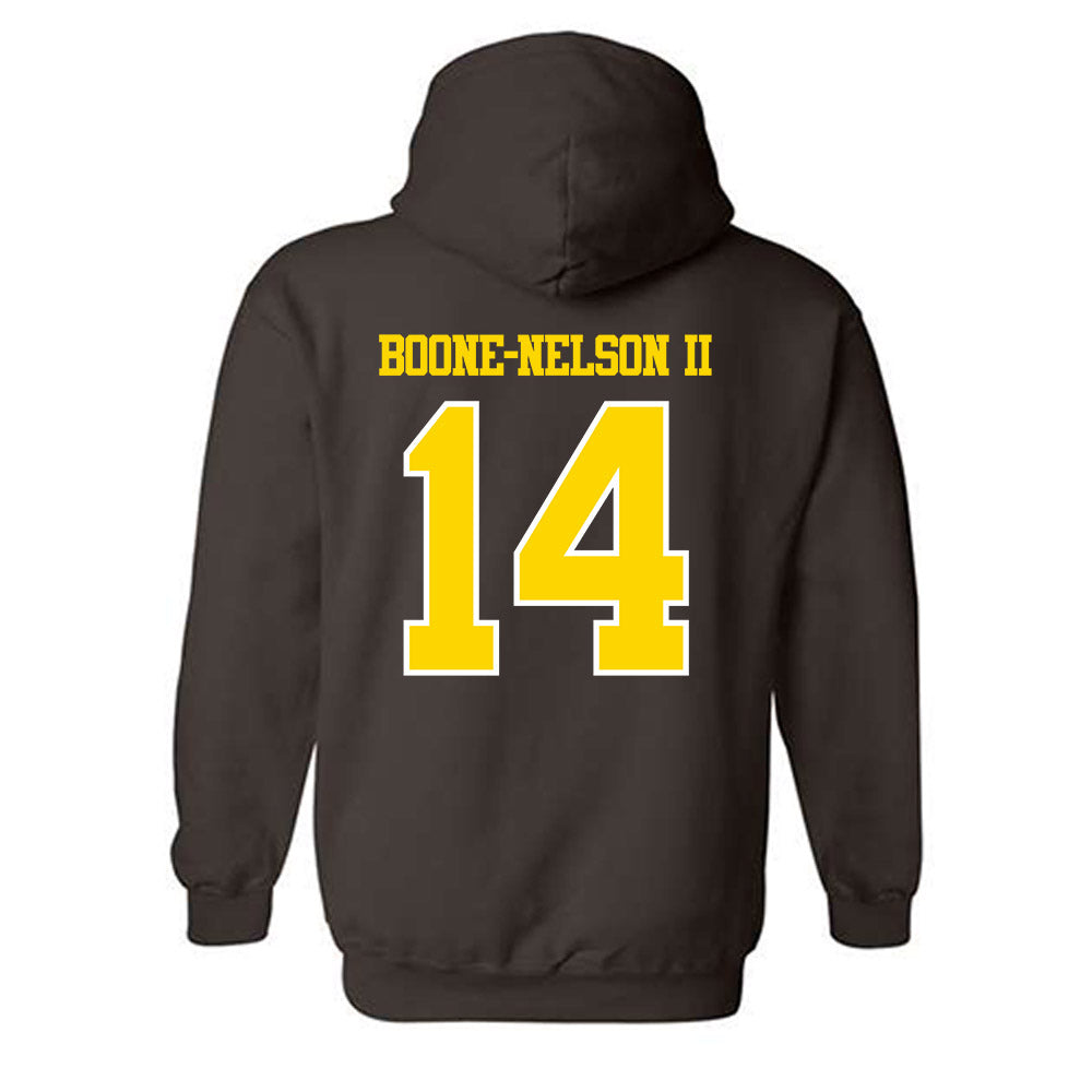 Western Michigan - NCAA Football : Keivin Boone-Nelson II - Classic Shersey Hooded Sweatshirt-1