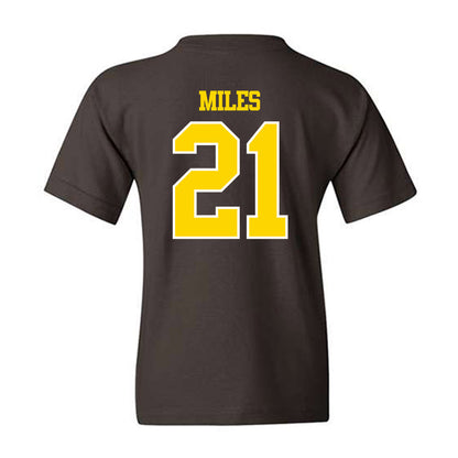 Western Michigan - NCAA Football : CJ Miles - Classic Shersey Youth T-Shirt-1