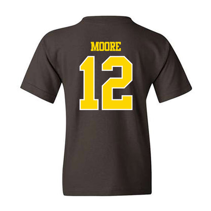 Western Michigan - NCAA Football : Dillon Moore - Classic Shersey Youth T-Shirt-1