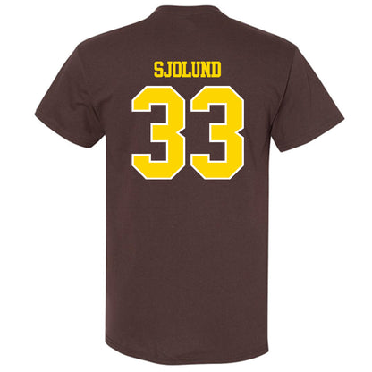 Western Michigan - NCAA Men's Ice Hockey : Samuel Sjolund - Classic Shersey T-Shirt-1
