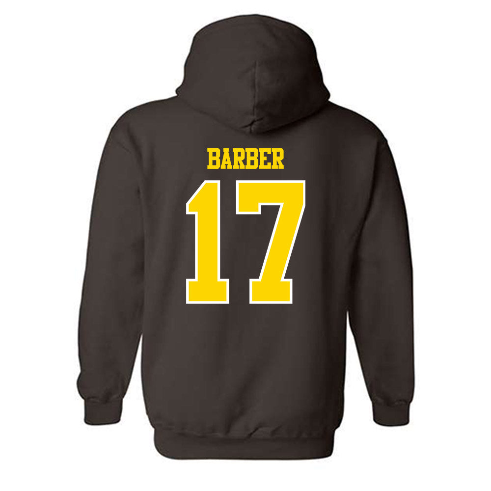 Western Michigan - NCAA Football : Camron Barber - Classic Shersey Hooded Sweatshirt-1