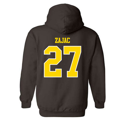Western Michigan - NCAA Baseball : Nolan Zajac - Classic Shersey Hooded Sweatshirt-1