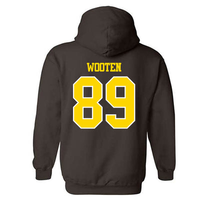 Western Michigan - NCAA Football : Brennan Wooten - Classic Shersey Hooded Sweatshirt-1