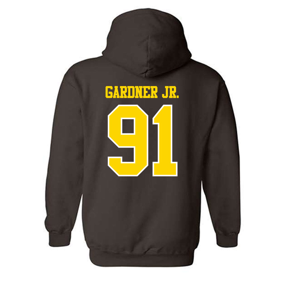 Western Michigan - NCAA Football : Scoop Gardner Jr. - Classic Shersey Hooded Sweatshirt-1