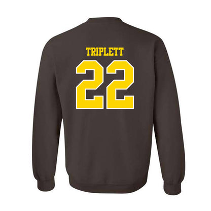 Western Michigan - NCAA Football : Donovan Triplett - Classic Shersey Crewneck Sweatshirt-1