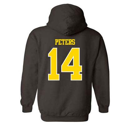 Western Michigan - NCAA Football : John Peters - Classic Shersey Hooded Sweatshirt-1