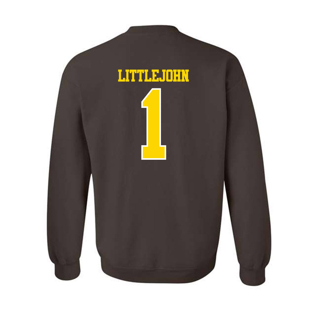 Western Michigan - NCAA Football : Emazon Littlejohn - Classic Shersey Crewneck Sweatshirt-1