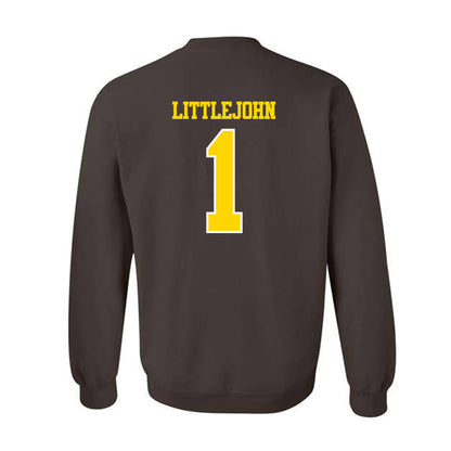 Western Michigan - NCAA Football : Emazon Littlejohn - Classic Shersey Crewneck Sweatshirt-1