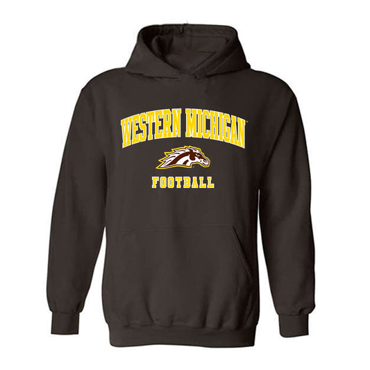 Western Michigan - NCAA Football : Ryan Rocheleau - Classic Shersey Hooded Sweatshirt-0