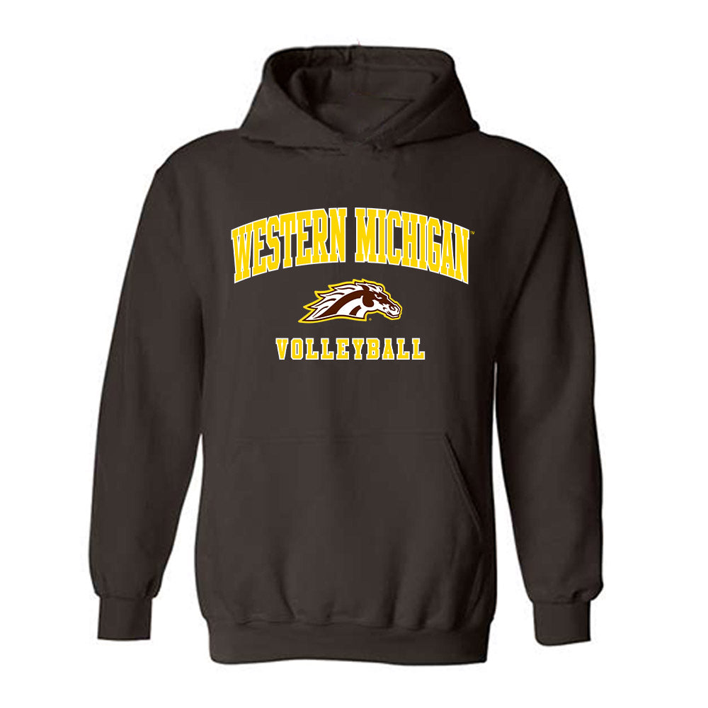 Western Michigan - NCAA Women's Volleyball : Ella Askin - Classic Shersey Hooded Sweatshirt-0