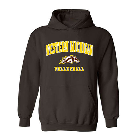 Western Michigan - NCAA Women's Volleyball : Ella Askin - Classic Shersey Hooded Sweatshirt-0