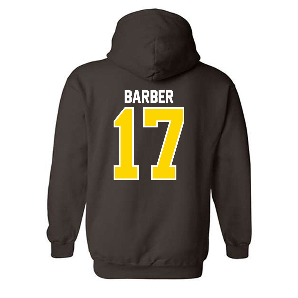 Western Michigan - NCAA Football : Camron Barber - Classic Shersey Hooded Sweatshirt-1