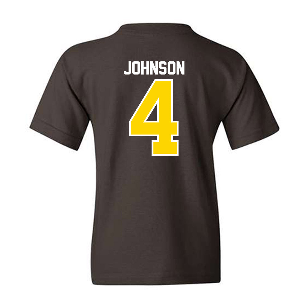 Western Michigan - NCAA Men's Basketball : Ben Johnson - Classic Shersey Youth T-Shirt-1
