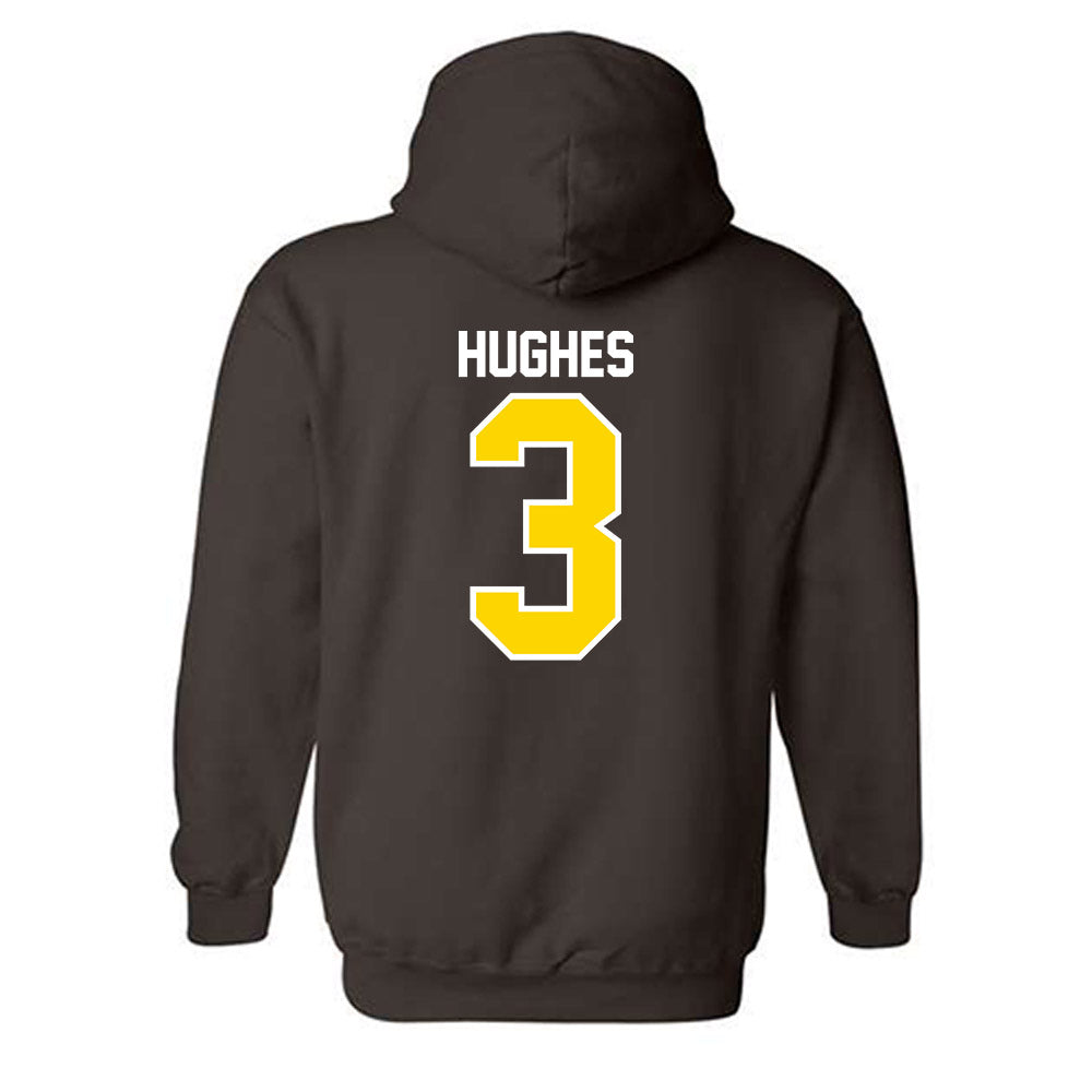 Western Michigan - NCAA Football : Harper Hughes - Classic Shersey Hooded Sweatshirt-1