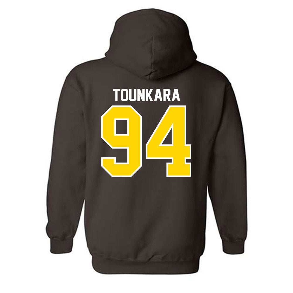 Western Michigan - NCAA Football : Ahmed Tounkara - Classic Shersey Hooded Sweatshirt-1