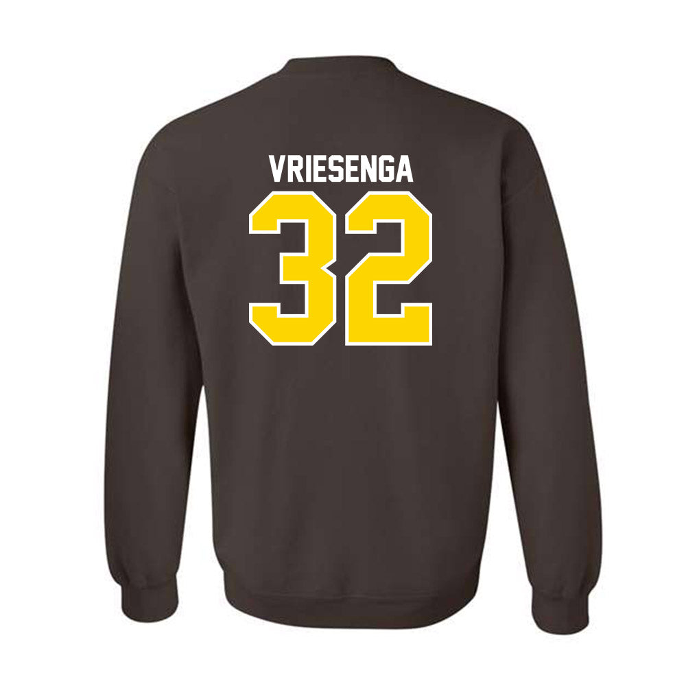 Western Michigan - NCAA Baseball : Zach Vriesenga - Classic Shersey Crewneck Sweatshirt-1