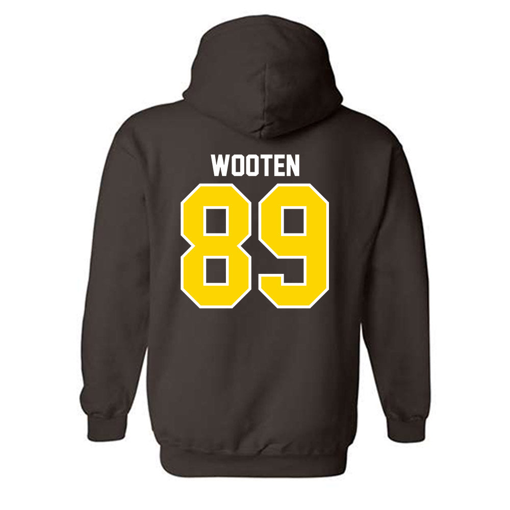 Western Michigan - NCAA Football : Brennan Wooten - Classic Shersey Hooded Sweatshirt-1