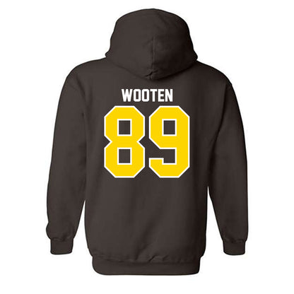 Western Michigan - NCAA Football : Brennan Wooten - Classic Shersey Hooded Sweatshirt-1