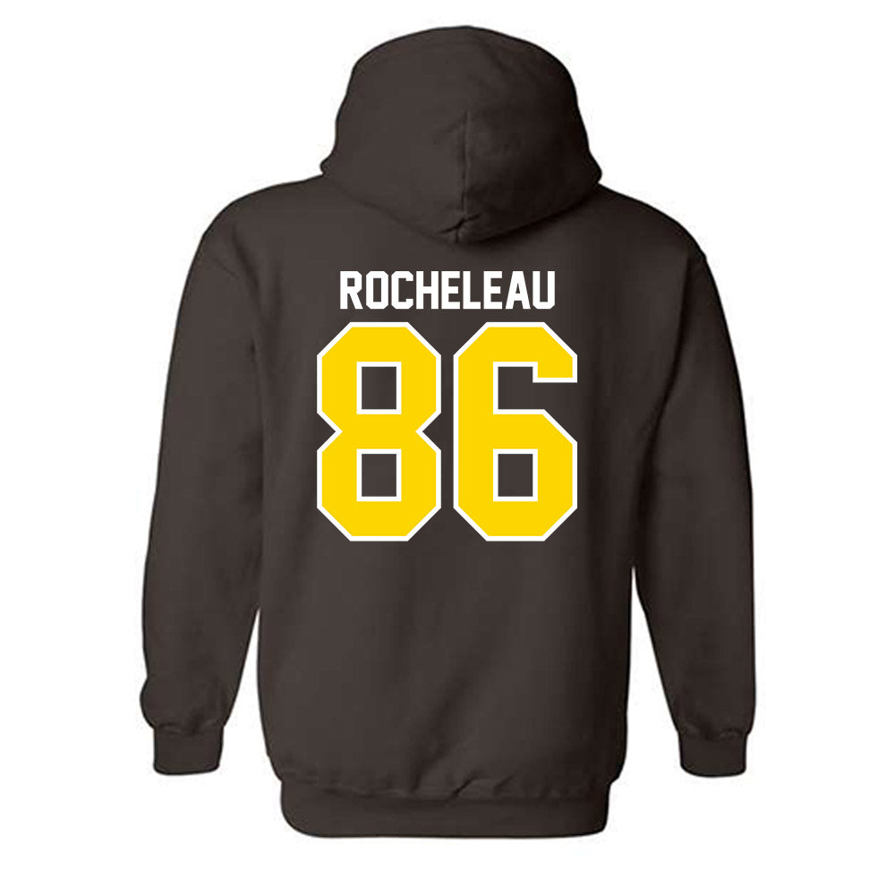 Western Michigan - NCAA Football : Ryan Rocheleau - Classic Shersey Hooded Sweatshirt-1
