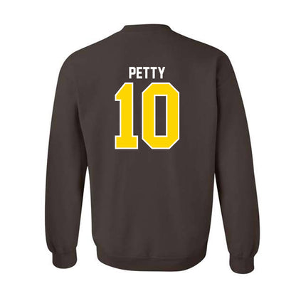 Western Michigan - NCAA Football : Trey Petty - Classic Shersey Crewneck Sweatshirt-1