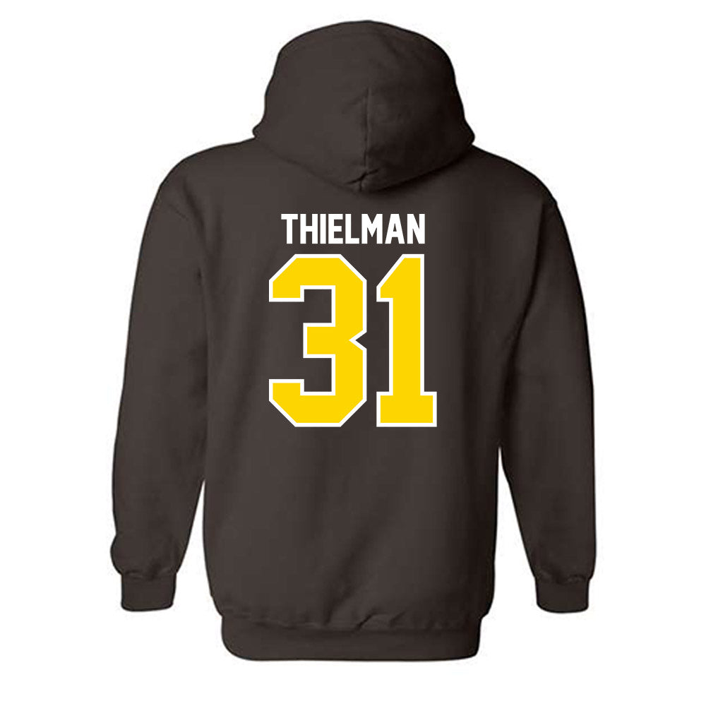 Western Michigan - NCAA Baseball : Avery Thielman - Classic Shersey Hooded Sweatshirt-1