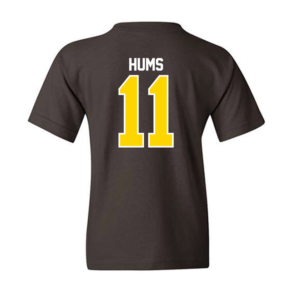 Western Michigan - NCAA Baseball : Cooper Hums - Classic Shersey Youth T-Shirt-1
