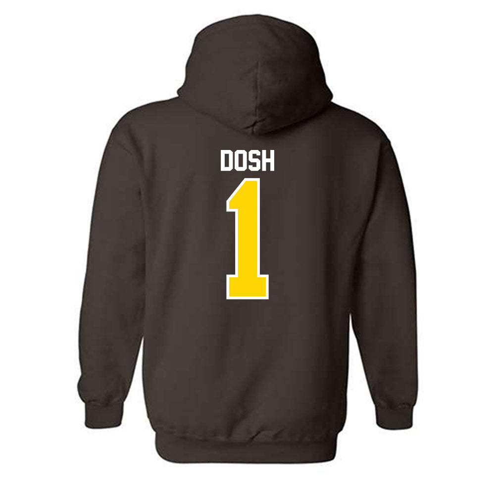 Western Michigan - NCAA Football : Jaxson Dosh - Classic Shersey Hooded Sweatshirt-1
