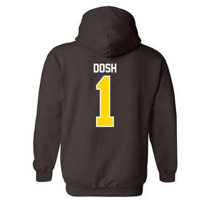 Western Michigan - NCAA Football : Jaxson Dosh - Classic Shersey Hooded Sweatshirt-1