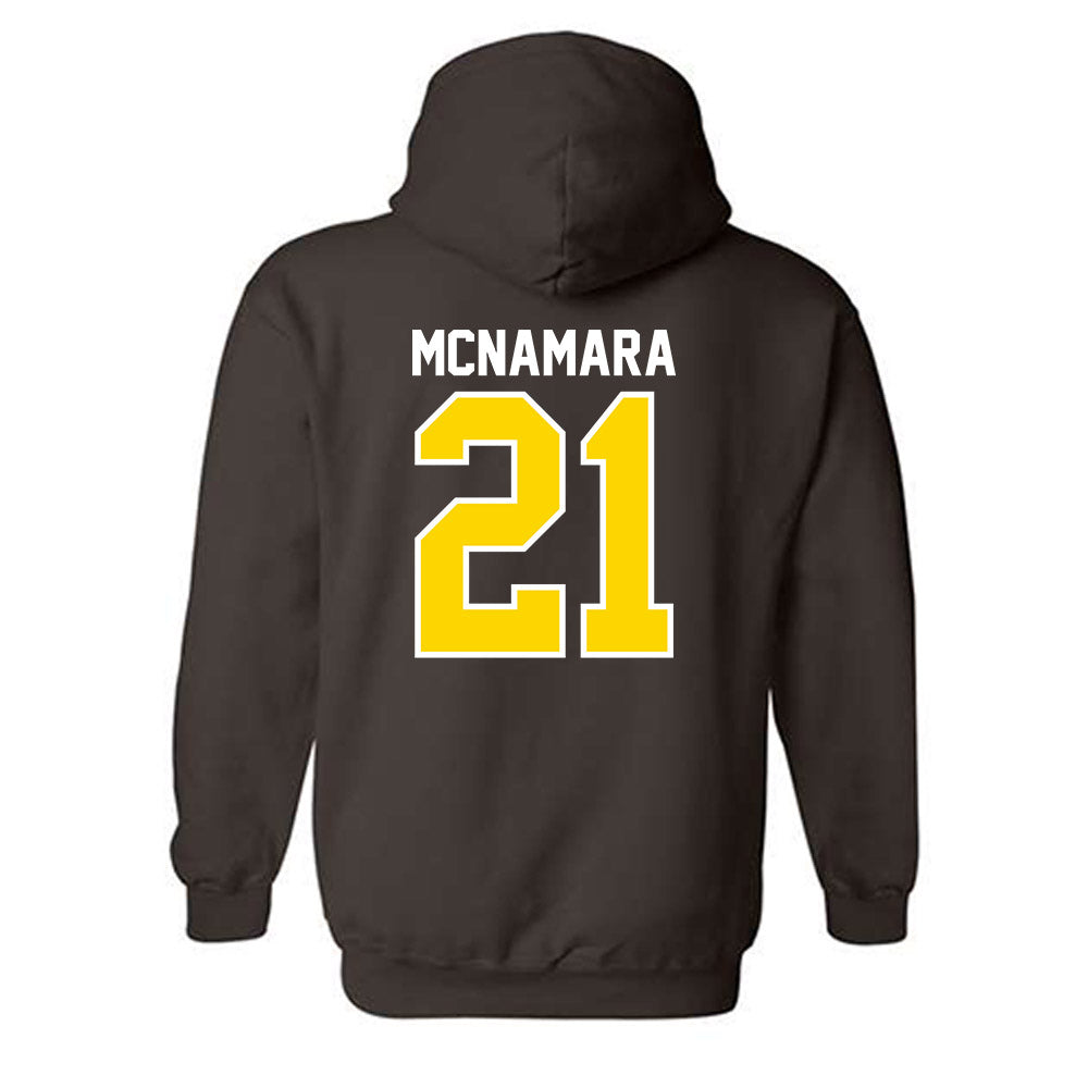 Western Michigan - NCAA Men's Ice Hockey : Luke McNamara - Classic Shersey Hooded Sweatshirt-1