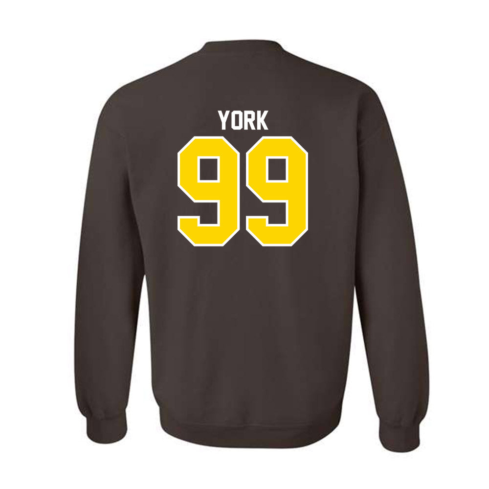 Western Michigan - NCAA Baseball : Chris York - Classic Shersey Crewneck Sweatshirt-1