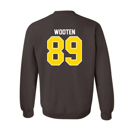 Western Michigan - NCAA Football : Brennan Wooten - Classic Shersey Crewneck Sweatshirt-1