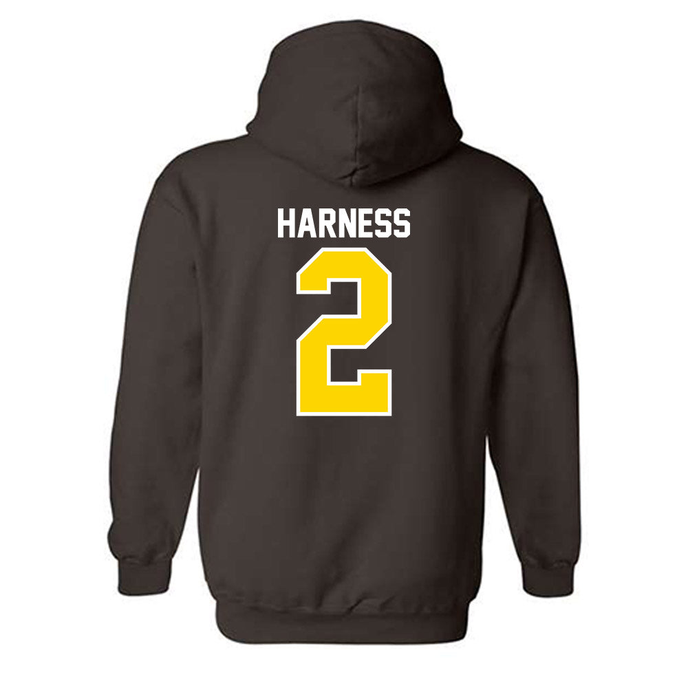 Western Michigan - NCAA Women's Basketball : Alli Harness - Classic Shersey Hooded Sweatshirt-1