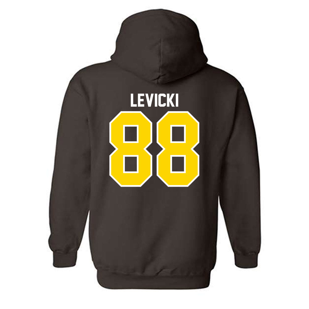 Western Michigan - NCAA Football : Nate Levicki - Classic Shersey Hooded Sweatshirt-1