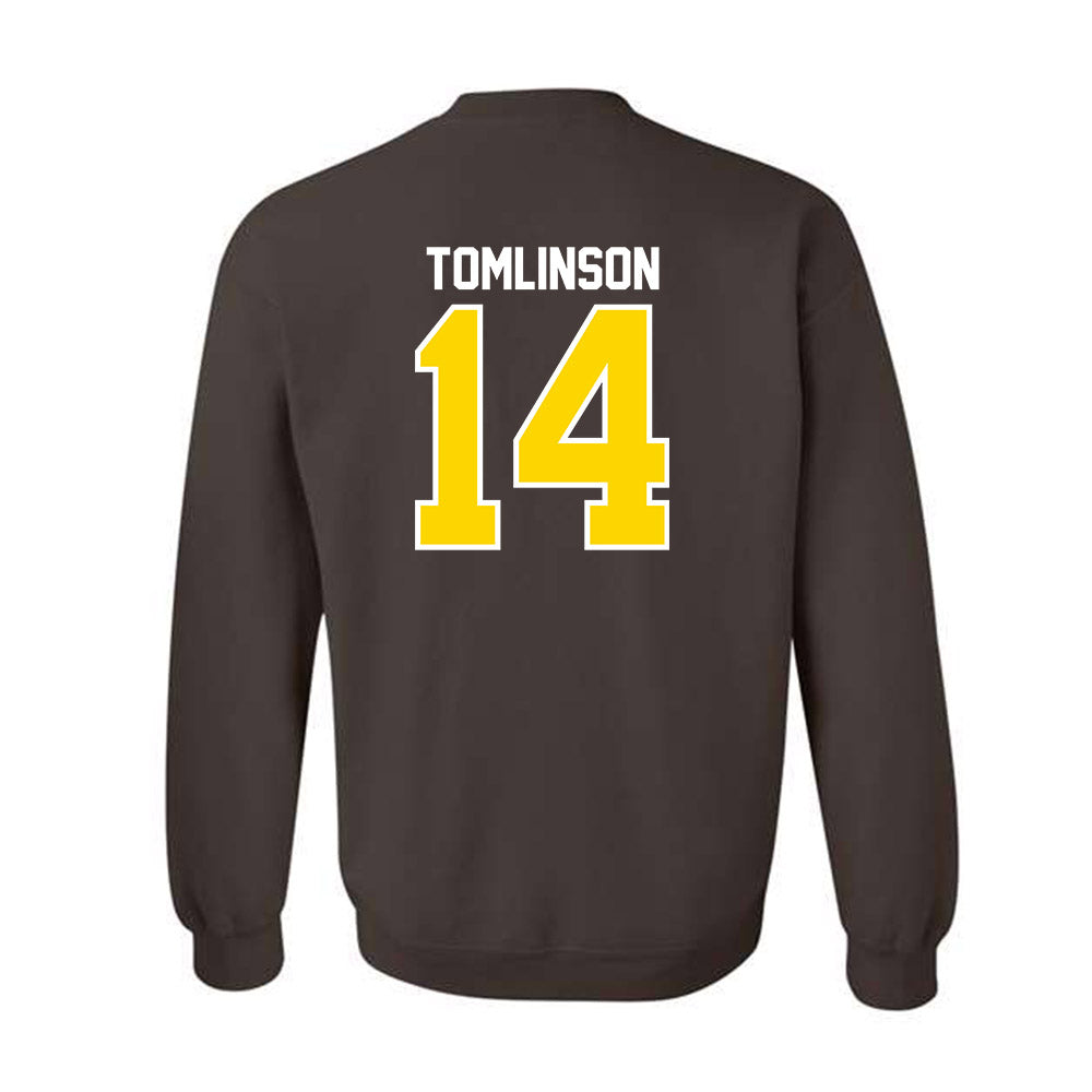 Western Michigan - NCAA Baseball : Ty Tomlinson - Classic Shersey Crewneck Sweatshirt-1