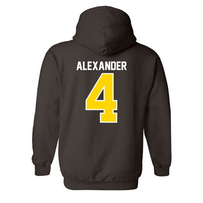 Western Michigan - NCAA Football : Austin Alexander - Classic Shersey Hooded Sweatshirt-1