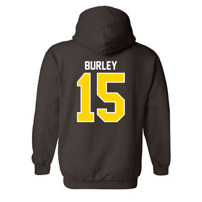 Western Michigan - NCAA Football : KJ Burley - Classic Shersey Hooded Sweatshirt-1