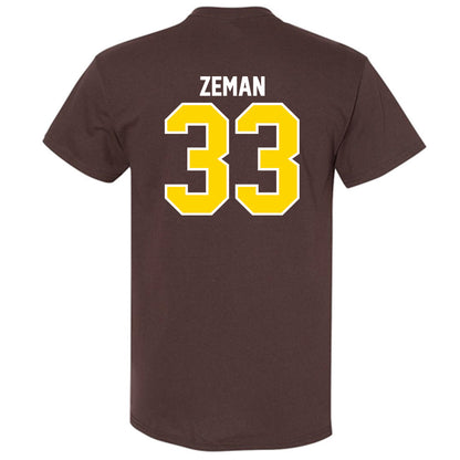 Western Michigan - NCAA Football : Zachary Zeman - Classic Shersey T-Shirt-1
