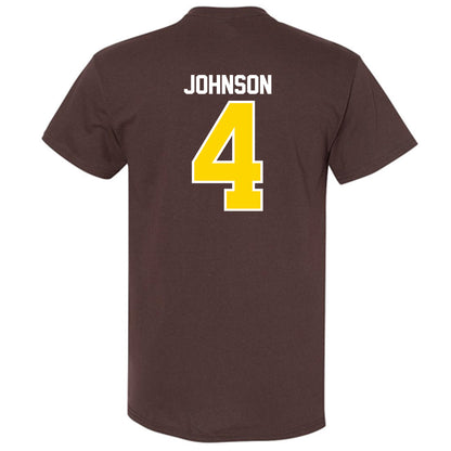 Western Michigan - NCAA Men's Basketball : Ben Johnson - Classic Shersey T-Shirt-1