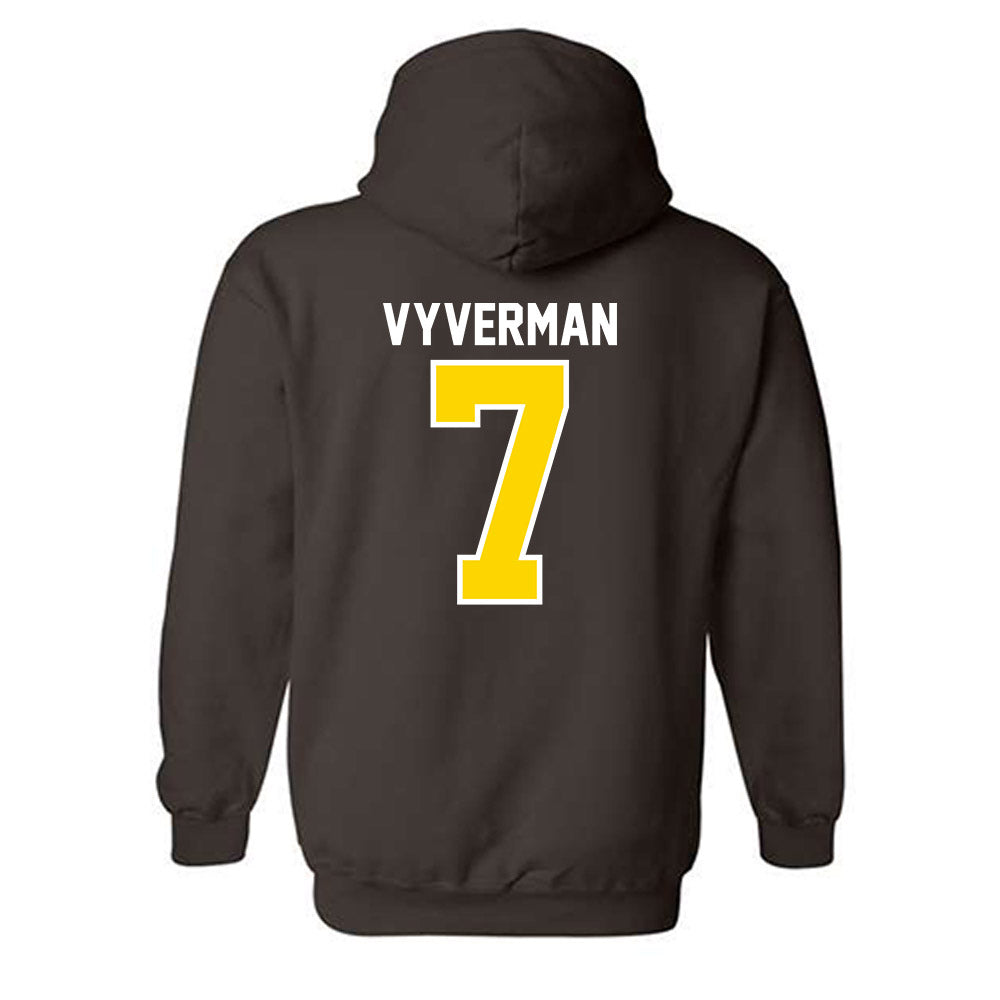Western Michigan - NCAA Women's Basketball : Casey Vyverman - Classic Shersey Hooded Sweatshirt-1