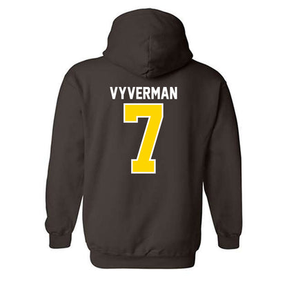 Western Michigan - NCAA Women's Basketball : Casey Vyverman - Classic Shersey Hooded Sweatshirt-1