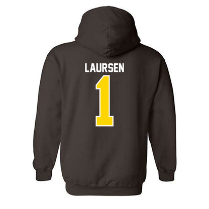 Western Michigan - NCAA Men's Ice Hockey : Kirk Laursen - Classic Shersey Hooded Sweatshirt-1