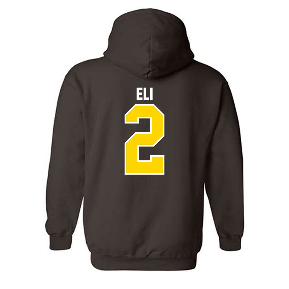 Western Michigan - NCAA Men's Basketball : Joshua Eli - Classic Shersey Hooded Sweatshirt-1