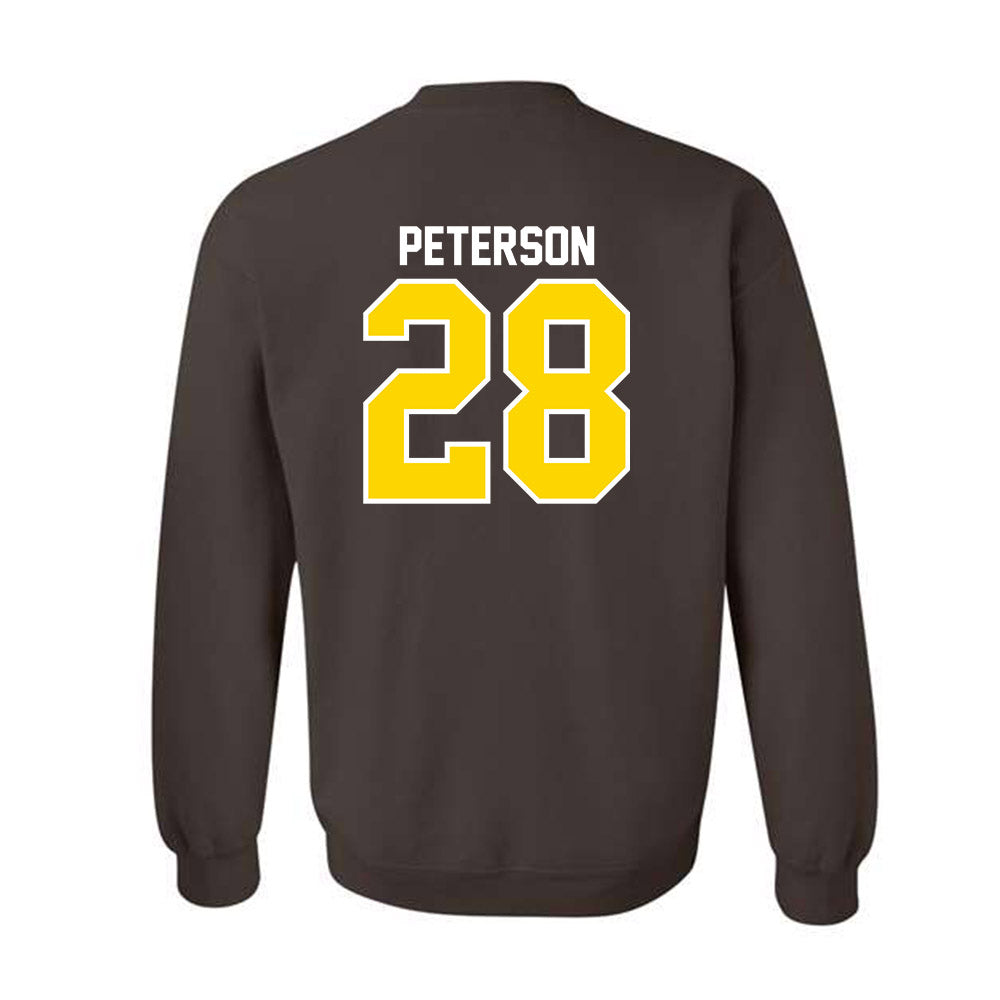 Western Michigan - NCAA Football : Will Peterson - Classic Shersey Crewneck Sweatshirt-1