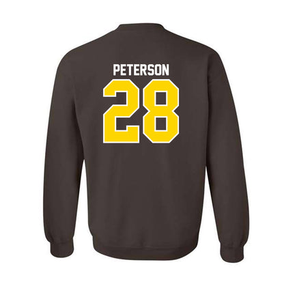 Western Michigan - NCAA Football : Will Peterson - Classic Shersey Crewneck Sweatshirt-1