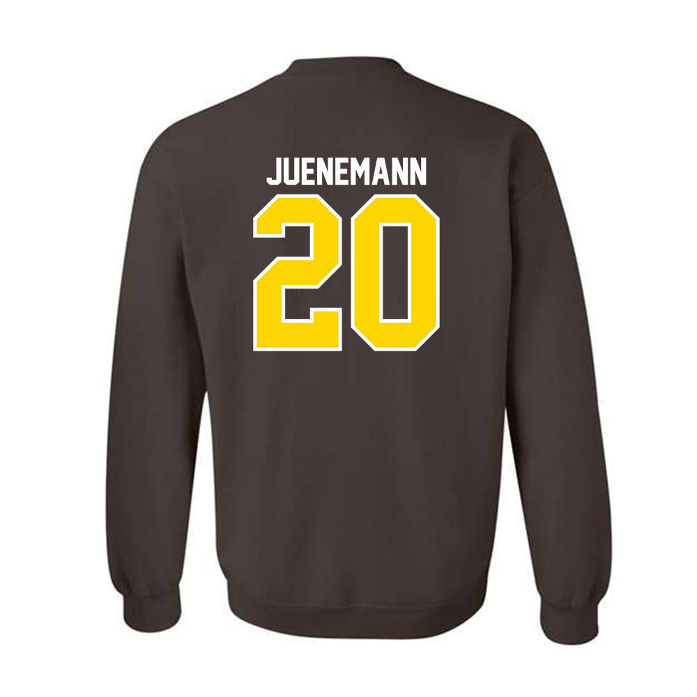 Western Michigan - NCAA Men's Basketball : Janis Juenemann - Classic Shersey Crewneck Sweatshirt-1